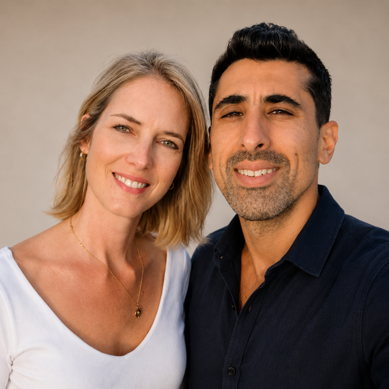 Cynthia y Sebastián